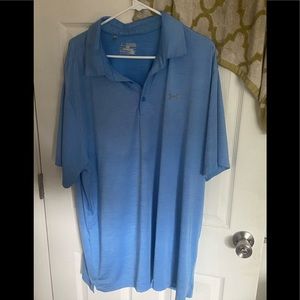 Under armor golf shirt lite blue